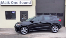 Black 2017 Honda HR-V with dark privacy window tint